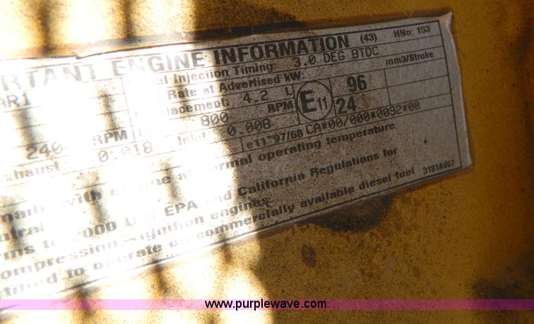 image for item E4185 2001 Broce CR-350 broom