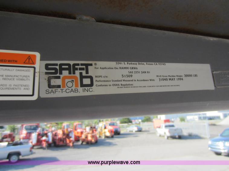 image for item E8053 2001 Hamm GRW6 combination roller