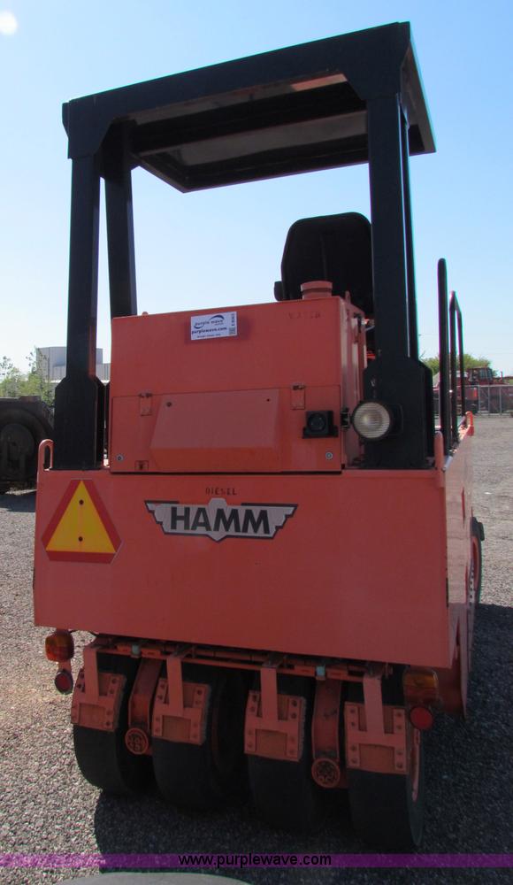 image for item E8065 1995 Hamm GRW5 pneumatic roller