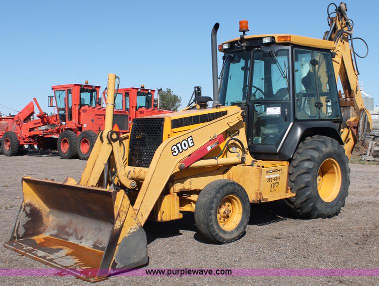 image for item F6144 1997 John Deere 310E backhoe