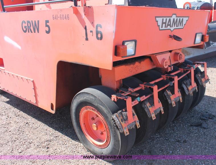 image for item F6149 1995 Hamm GRW5 pneumatic roller