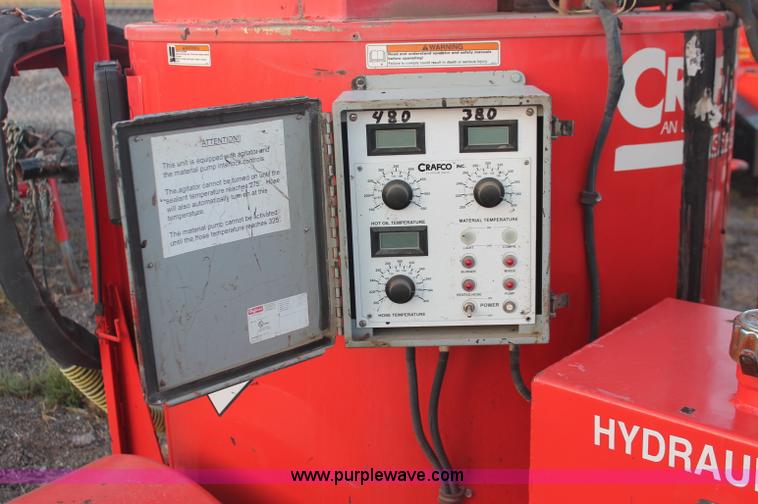 image for item F6162 2001 Craft Co SS-125D crack seal machine