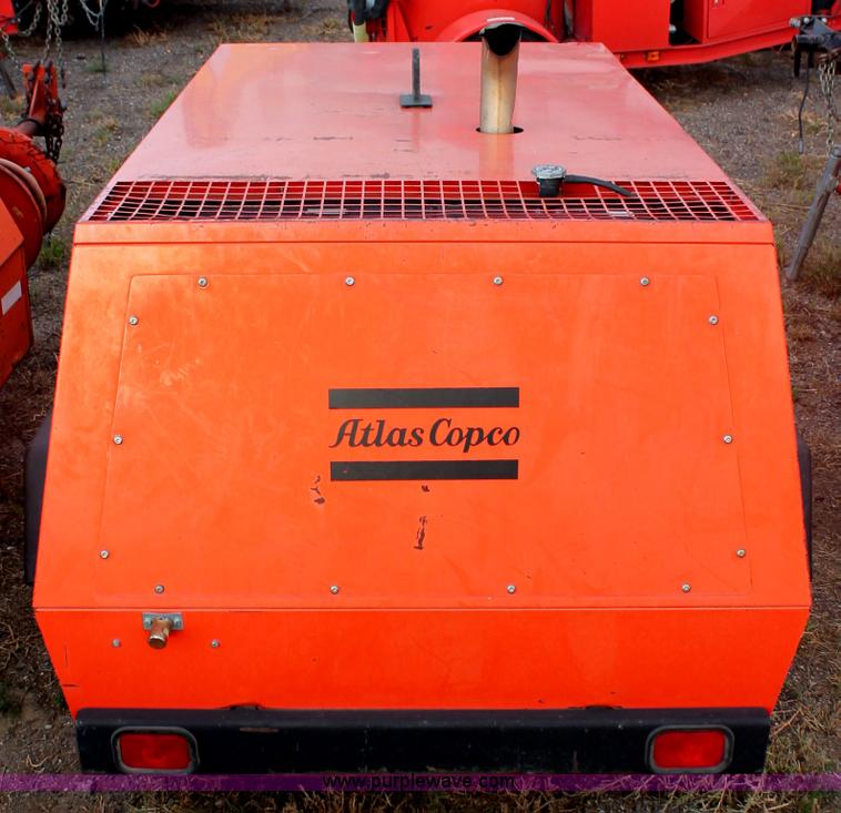 image for item F6165 1998 Atlas Copco XAS 90 JD trailer mounted air compressor