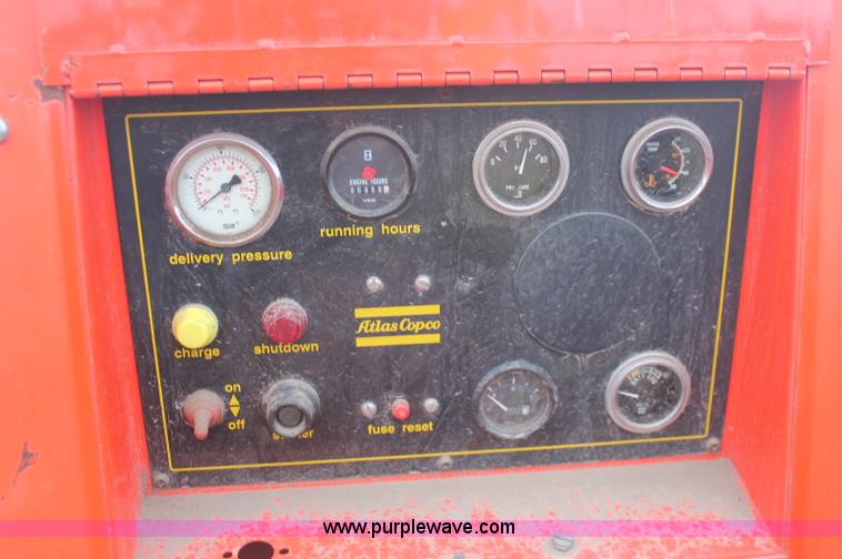 image for item F6165 1998 Atlas Copco XAS 90 JD trailer mounted air compressor