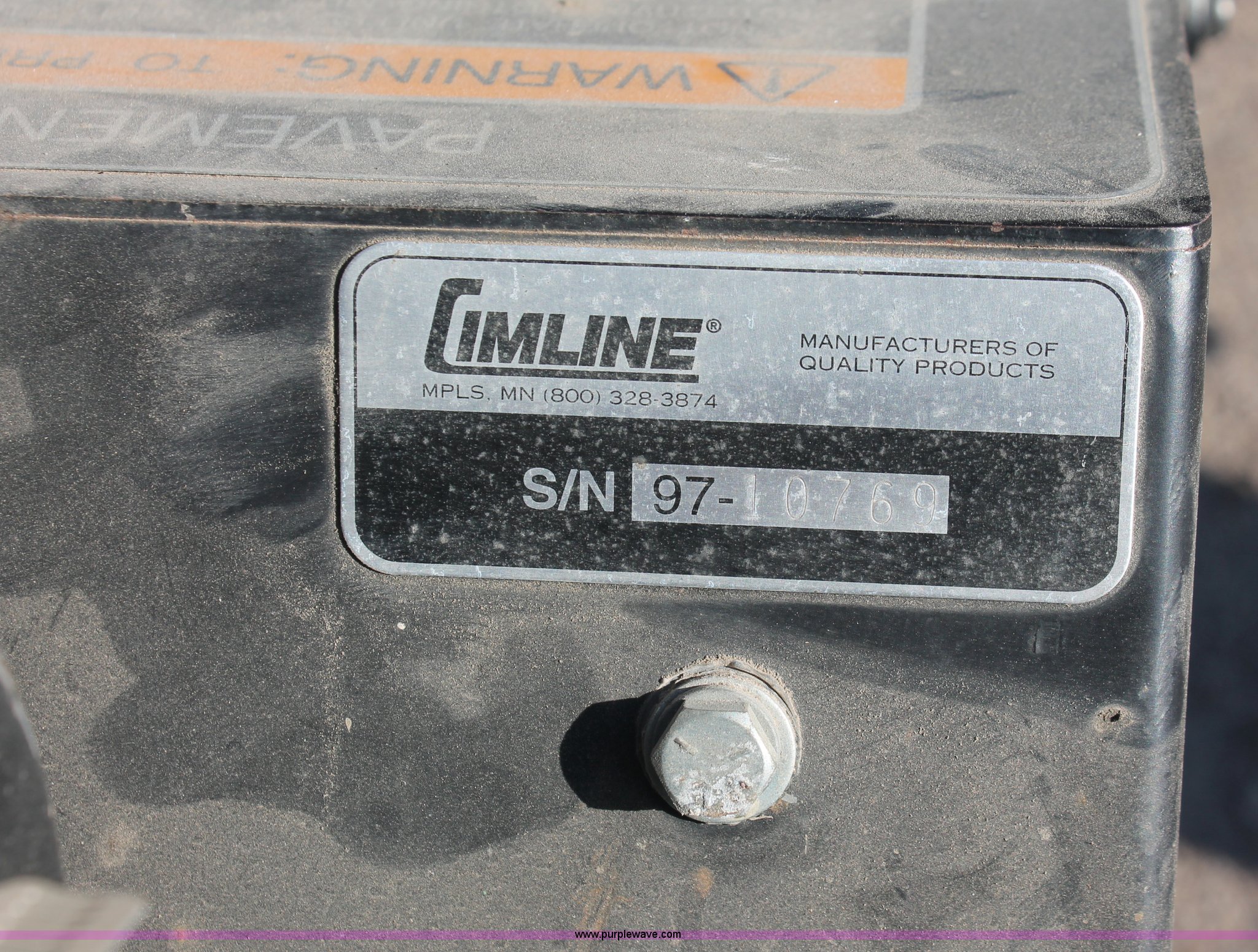 1997 Cimline PCR-25 concrete crack router in Garden City, KS | Item ...