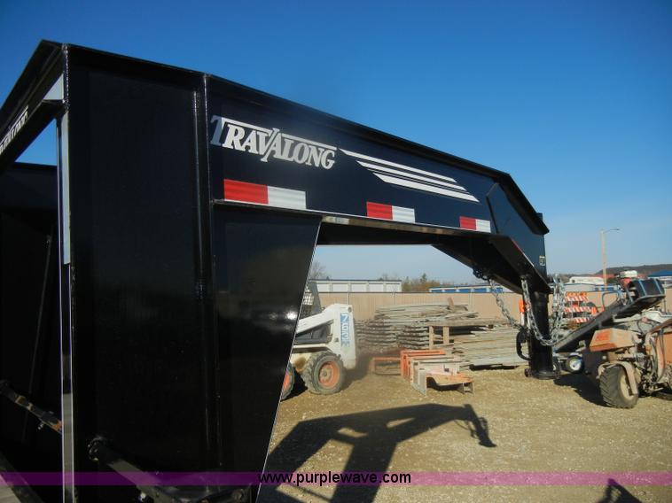 image for item D4664 2007 Travalong 33' gooseneck trailer