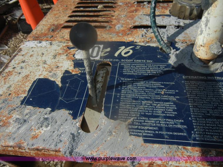 image for item D4666 Miller Scoot-Crete buggy