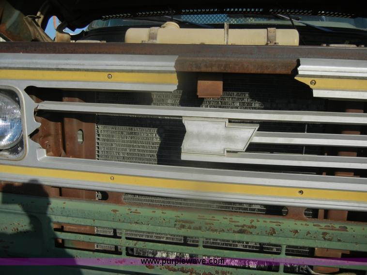 image for item D4903 1974 Chevrolet C60 Custom flatbed pickup truck