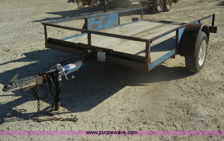 image for item D4909 Shop built trailer