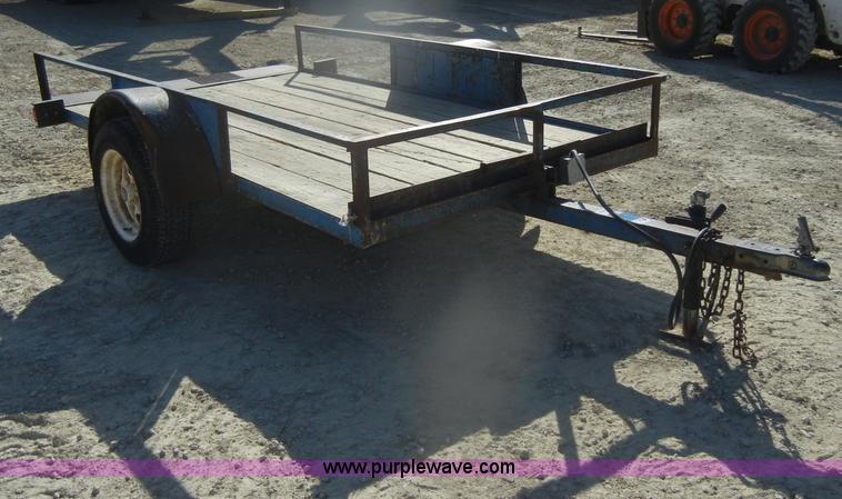 image for item D4909 Shop built trailer