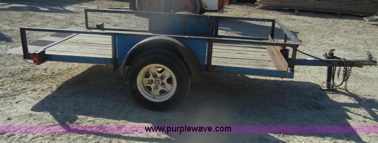 image for item D4909 Shop built trailer