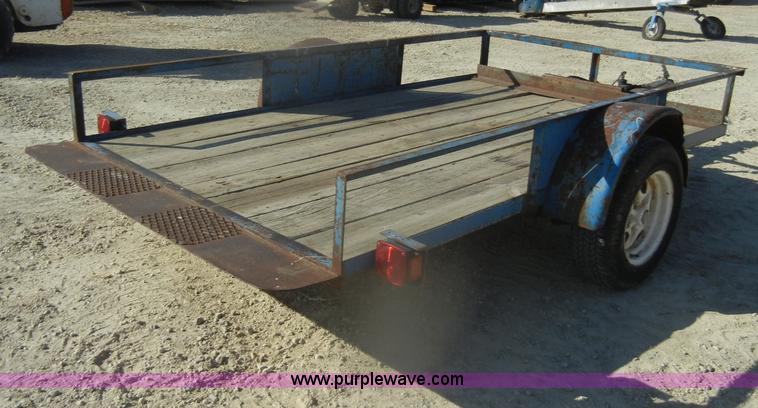 image for item D4909 Shop built trailer