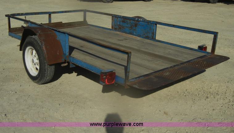 image for item D4909 Shop built trailer