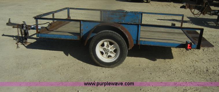 image for item D4909 Shop built trailer