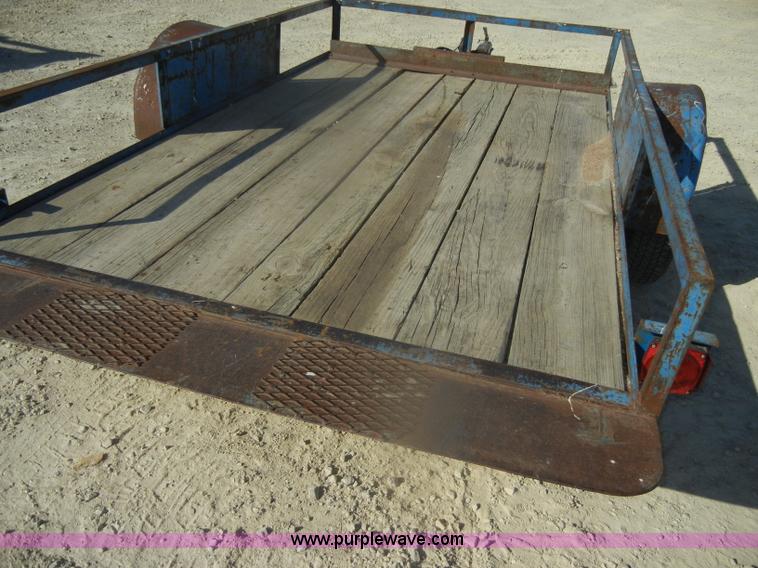 image for item D4909 Shop built trailer