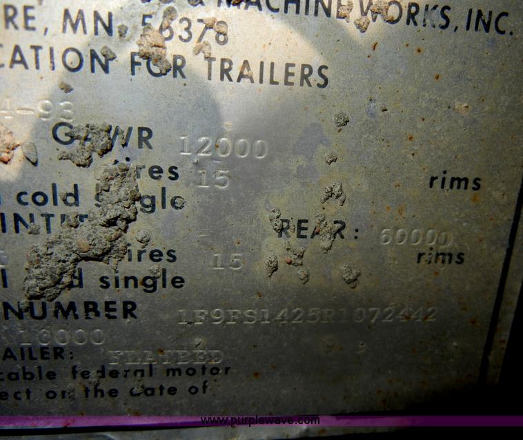 image for item D4910 1994 Felling trailer