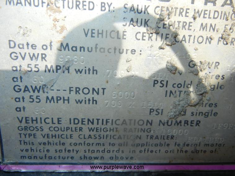 image for item D4910 1994 Felling trailer