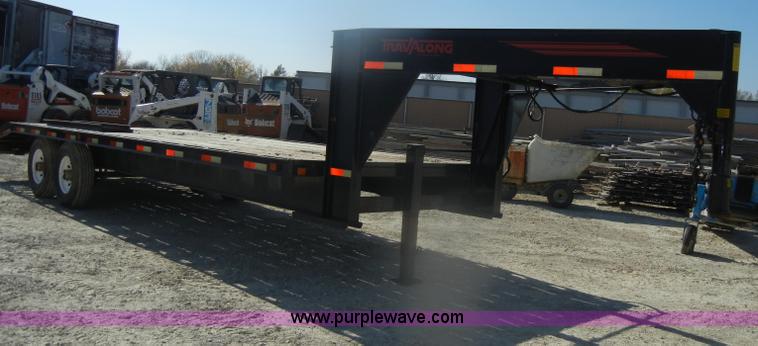 image for item D4914 1998 Travalong gooseneck trailer