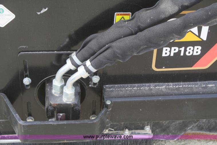 image for item D4917 2008 Caterpillar BP18B broom attachment