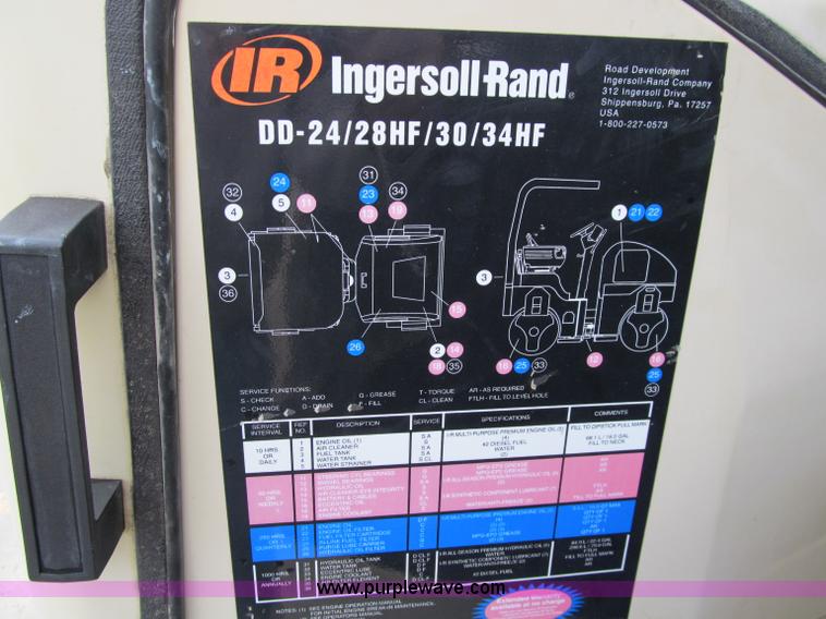 image for item F2521 Ingersoll Rand DD24 Dura-Pac vibratory roller