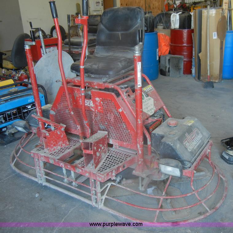 image for item O9504 1993 Razorback 6' dual riding trowel