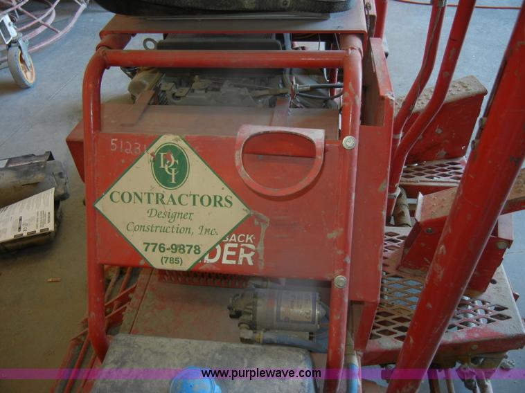 image for item O9504 1993 Razorback 6' dual riding trowel