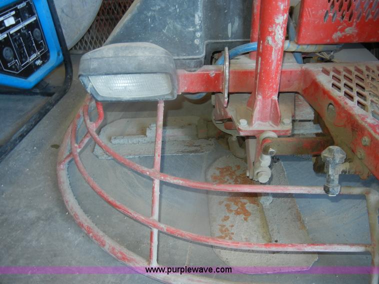 image for item O9504 1993 Razorback 6' dual riding trowel