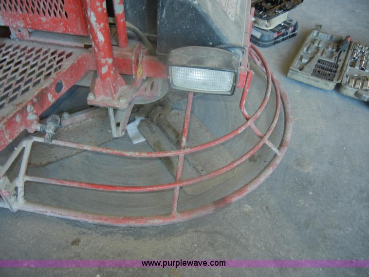 image for item O9504 1993 Razorback 6' dual riding trowel