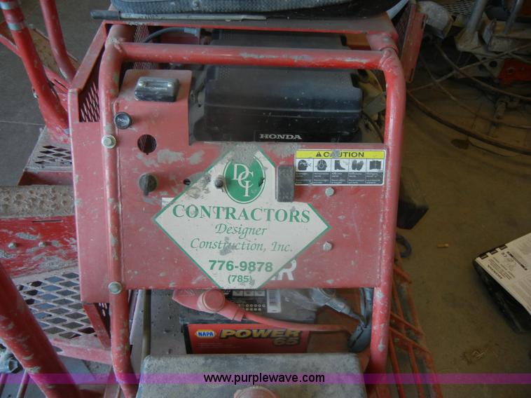 image for item O9504 1993 Razorback 6' dual riding trowel