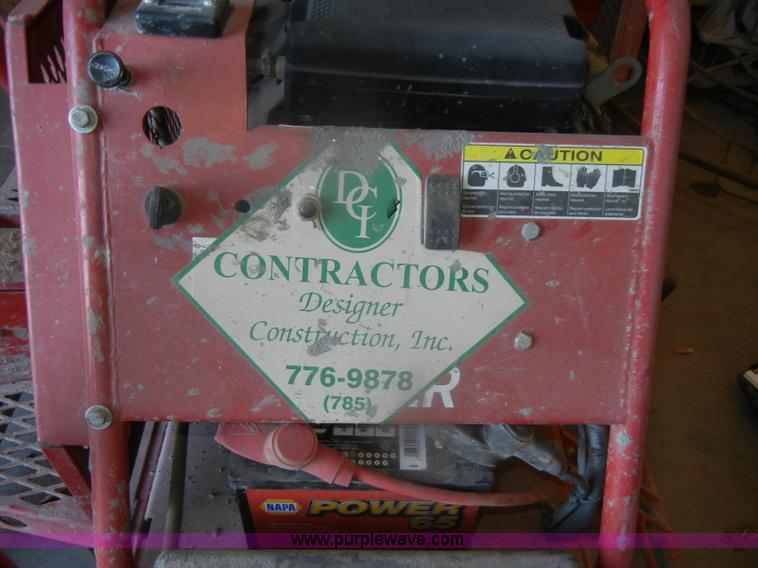 image for item O9504 1993 Razorback 6' dual riding trowel