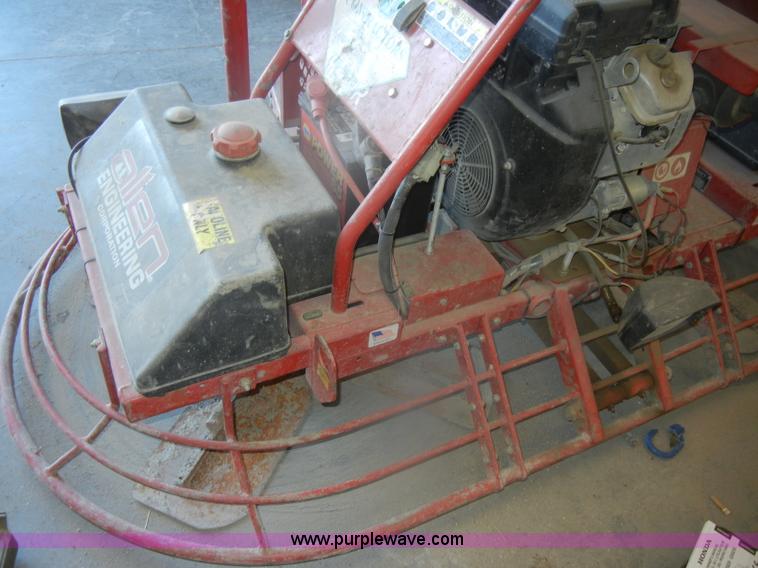 image for item O9504 1993 Razorback 6' dual riding trowel