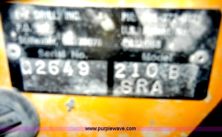 image for item O9584 E-Z Drill 210B SRA drill