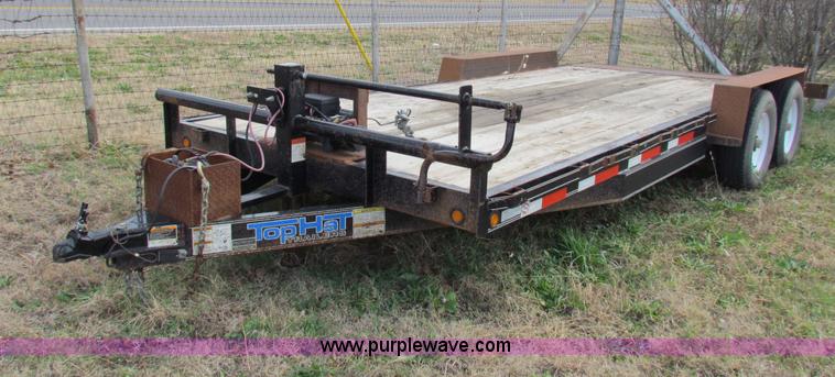 image for item B1660 2011 Top Hat 20' equipment trailer