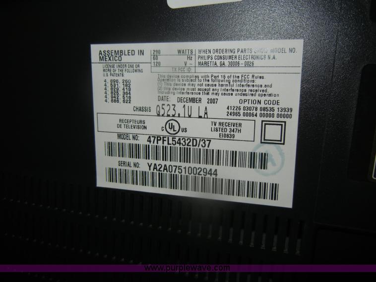 image for item C9916 Phillips 47" television