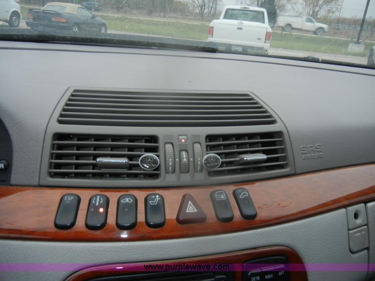 image for item D4730 2000 Mercedes Benz S430