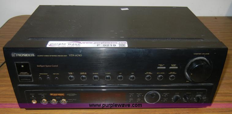 image for item F9219 Pioneer VSX-604S audio/video stereo receiver
