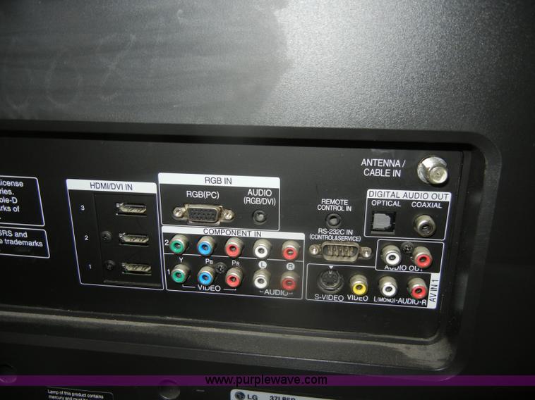 image for item F9235 LG 37" television