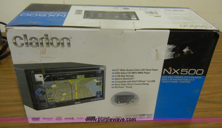 image for item F9239 Clarion NX500 6.5" touch screen DVD/GPS