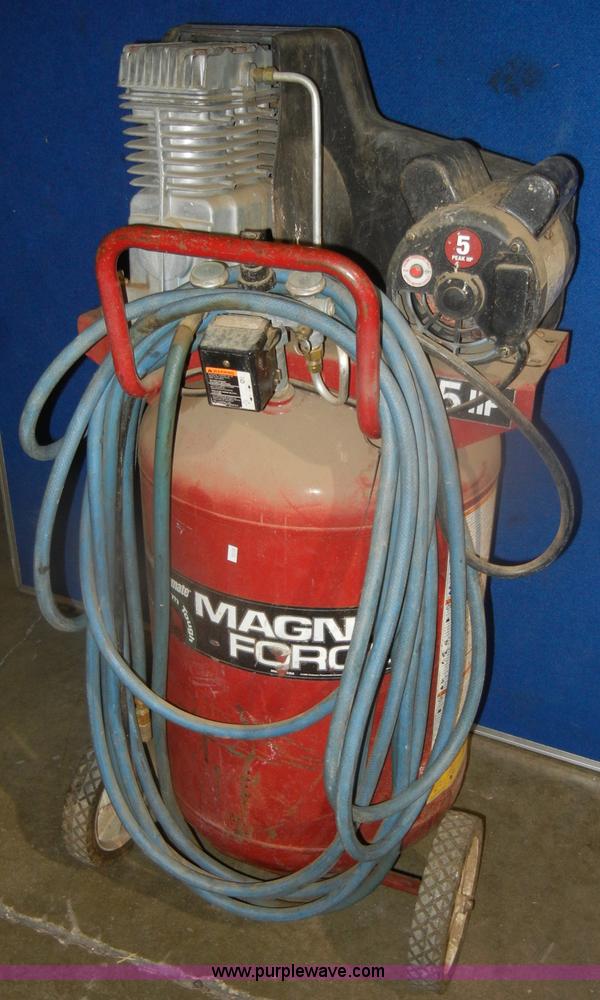 image for item F9244 Coleman Magna Force 27 gallon air compressor