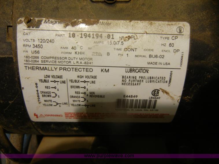 image for item F9244 Coleman Magna Force 27 gallon air compressor