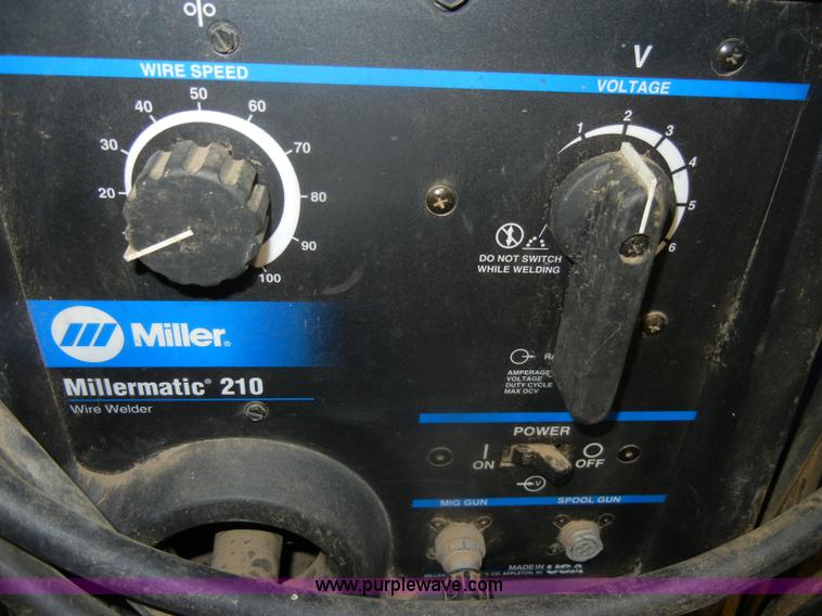image for item F9245 Miller Millermatic 210 welder
