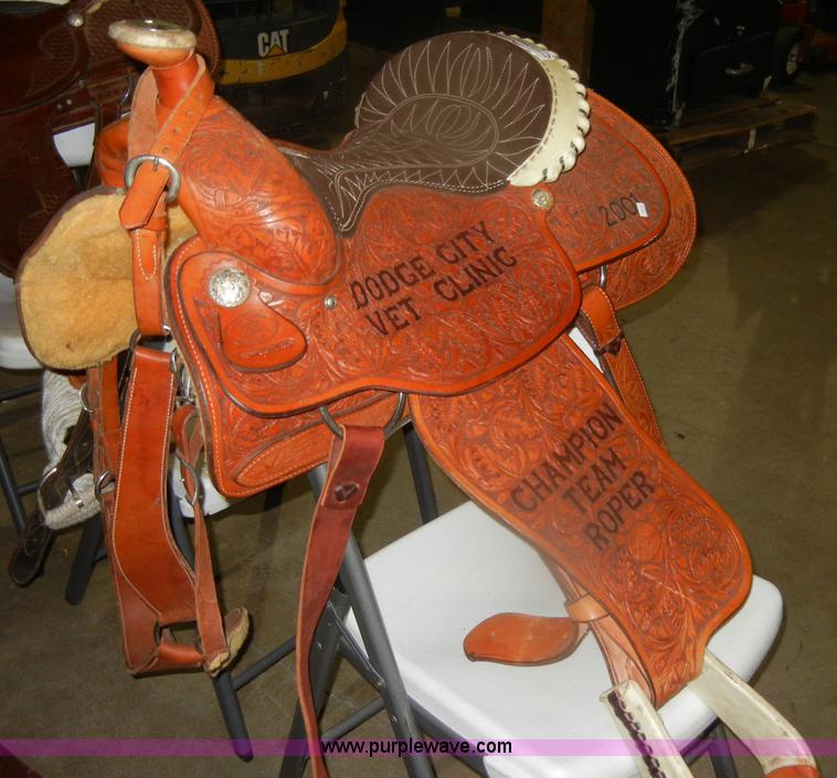 image for item F9248 Billy Cook roping saddle