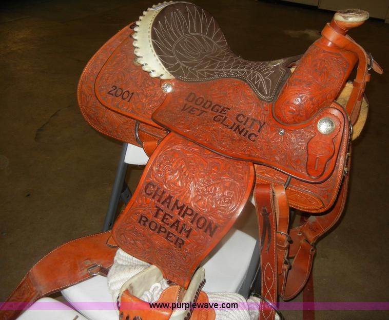 image for item F9248 Billy Cook roping saddle