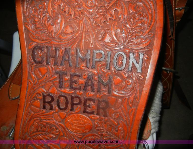 image for item F9248 Billy Cook roping saddle
