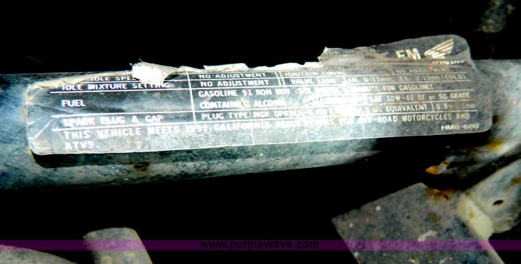 image for item S9201 1999 Honda Recon TRX250 ATV