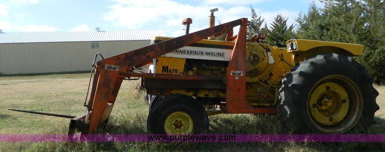 image for item B3968 1967 Minneapolis Moline M670 tractor