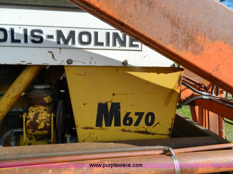 image for item B3968 1967 Minneapolis Moline M670 tractor