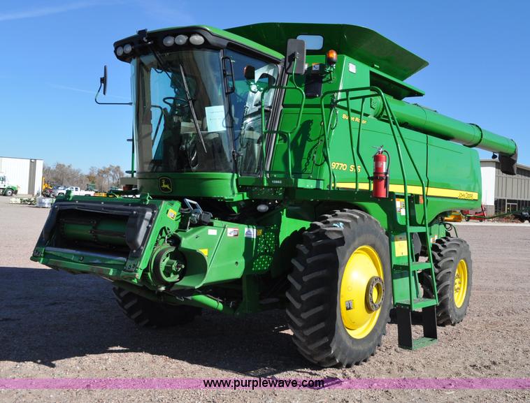 image for item C3198 2010 John Deere 9770 STS RWA combine