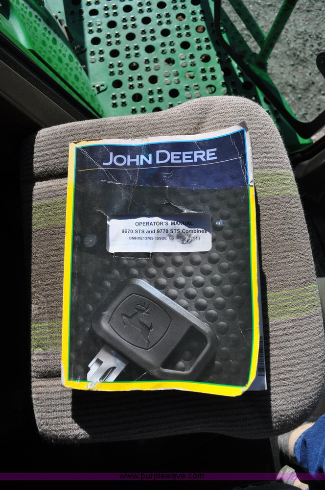 image for item C3198 2010 John Deere 9770 STS RWA combine