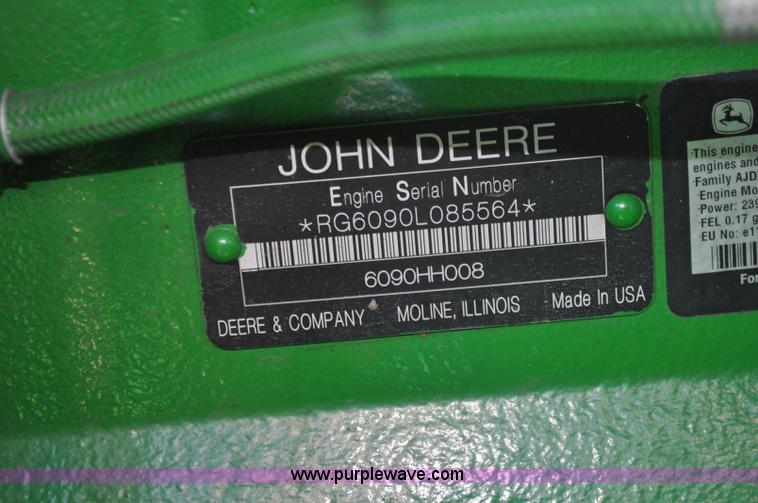 image for item C3198 2010 John Deere 9770 STS RWA combine
